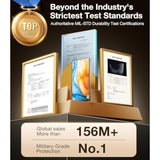 2-Pack Unbreakable 9H+ Screen Protector for Samsung S25 Plus, Shatterproof, Durable