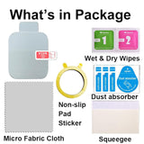 Screen Protector Compatible With 1.85” L70 Jacoosa Qonbink Smart Watch, Soft Tpu, 6-Pack, Full Coverage, Bubble Self-Healing, With Non-Slip Pad Sticker