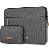 360° Protective Laptop Sleeve Case For 13 Inch New Macbook Air M4 A3240 2025, M3 A3113, M2 A2681, M1 A2337, 13" Macbook Pro M2 M1, 13-Inch Ipad Air M3 / Ipad Pro M4 With Accessory Bag, Dark Gray