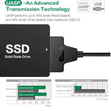 Sata To Usb 3.0 Adapter Cable For 2.5 Inch Hdd/Ssd, Hard Drive Adapter Convert