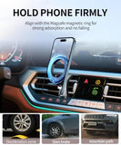 Car Phone Holder for BMW X5 2019-2023 / X6 2020-2023 / X7 2019-2022 Accessories, 360° Rotation Phone Mount Compatible with MagSafe, Cell Phone Holder