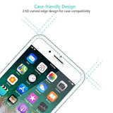 Tempered Glass Screen Protector Compatible With Apple Iphone Se 2Nd Generation 2020 Model β Bubble Free, Case Friendly, Hd Clear (For Se 2Nd Gen Only)