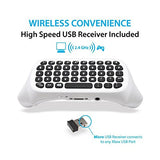 Xbox Wireless Chatpad Keyboard With 3.5Mm Audio Jack For One/Series S/X, Elite/Elite 2, Pc - 2.4G Usb Receiver & Charge Cable Included