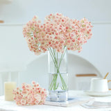 Artificial Daisy Flowers 10 Bundles,Fake Wildflowers With Stems For Wedding Centerpiece Arrangements Indoor Outdoor Decoration,Pink
