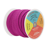 Magenta Elastic Fold Over Elastic 5/8 Inch Stretchy Ribbon For Hair Ti