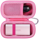 co2CREA Hard Case Compatible with Anker 621 Nano Power Bank 5,000mAh 12W Portable Charger, Pink Case