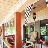 100Ft Black And White Checkered Flag Banner Racing Birthday Decoration