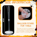 62pcs Halloween Balloon Kit Purple Black Green Foil Balloons for Party Decorations