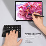 Mini Drawing Keyboard - 35 Key Shortcut Keyboard For , One-Handed Graphic Design, Compatible With Ios And Os X