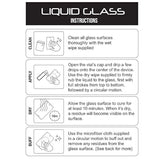 Liquid Glass Screen Protector For Up To 12 Devices Universal Fit For All Smartphones Tablets And Watches Scratch And Shatter Resistant Wipe On Nano Protection - 3 Bottles