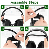 Geekria Flex Fabric Headband Pad Compatible with SteelSeries Arctis 5, Arctis 3 All-Platform Gaming Headphones, Replacement Band Repair Part (Black)