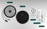 Sennheiser Enterprise Solution SP 20 ML 506050 Sound-Enhanced, User Friendly Mobile Speaker Phone For Desk Mobile Phone Softphone PC Connection Skype