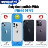 Battery Case For Iphone 14 Pro, 5000Mah Rechargeable Extended Battery Charging Charger Case, Add 100% Extra Juice (6.1 Inches) Black