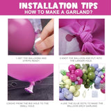 Green Pink Balloons Garland Arch Kit, 125Pcs Retro Peach Pink Green Balloons Arch, Macaron Purple Yellow Balloon For Flower Theme Wedding Bridal Shower Birthday Baby Shower Party Decoration