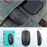 10 Pack Mouse For Laptop 2.4G Computer Mouse 1000 Dpi Optical With Usb Receiver Bulk Compatible With Windows, Pc, Computer, Laptop
