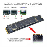 Cy B+M Key Ngff Sata Ssd To M.2 M-Key Nvme Motherboard Desktop Adapter Convert