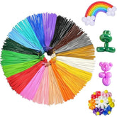 400Pcs Twisting Balloons 260Q Long Balloons For Balloon Animals, 20 Assorted Colors Premium Quality Magic Skinny Modeling Latex Balloon For Birthday Christmas Party Decorations