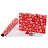 Christmas Wrapping Paper, Red And Black Buffalo Plaid Holiday Gift Wrap Set (120 Sq.Ft., 4 Rolls-30 In. X 12 Ft., 7 Adhesive Bows, 30 Gift Tag Stickers) Rustic, Snowflakes, Reindeer