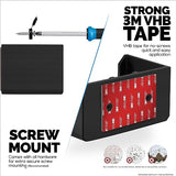 Screwless Wall Mount For Netgear Nighthawk Mk62 Router, Strong Vhb Adhesive, Easy To Install Holder, Reduce Interference & Increase Range, Stick On & Screw-In Mounting By