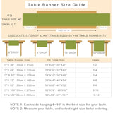 Trees Snowflake Christmas Table Runner Merry Christmas Table Runners Xmas Winter Holiday Kinchen Dining Table Decoration For Home 13X48 Inch