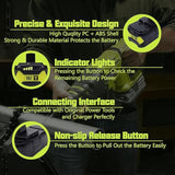 2Packs 6000Mah 18V Replacement Lithium Battery For 18V Battery P102 P103 P105 P107 P109 One+ Cordless Tool Battery