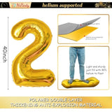 Upgraded, 42In Large 2026 Balloons Numbers, With 8Pcs Star Balloon And Accessories, 3D Premium Aluminum Foil, New Years Eve Balloons Decorations, Perfect For New Years Eve Party Supplies 2026, Gold