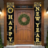 Extra Large Happy New Year Banner 72x12 Inch 2026 Party Decorations