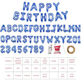 85pcs 16" Custom Name & Age Balloons — Personalized Foil Letters for Parties