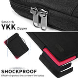Laptop Sleeve Case 13.3-14 Inch Waterproof Durable Business Computer Carrying Bag Compatible With Macbook Air/Pro Hp/Thinkpad Notebook Protective Tablet Handle Laptop Bag Black