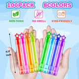 Bulk Mini Bubbles Party Favors For Kids 100 Pack, Small Halloween Birthday Pinata Goodie Bag Stuffers Fillers Non Candy Treats For Toddlers, Bulk Toys Prizes Rewards For Carnival Games, Wedding