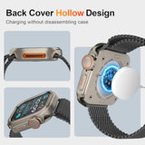 2 in 1 Aluminum Alloy Case for Watch Series 11/10 42mm, Watch 42mm Metal Case with Back Cover, Shockproof Protective Bumper for