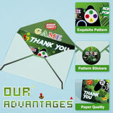 Video Game Thank You Cards - 24 Pcs Game Thank You Cards With Envelopes Stickers For Gamer Birthday Party Decorations Fill In Blank Notes For Kids Boys Birthday Baby Shower 4'' X 6''
