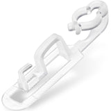 Christmas Light Clips Omni All-In-One Outdoor Gutter Shingles Clips 100 Pieces Holiday Hanger Hooks Compatible With C9 C7 For Roof, Roof Ridge Line, Fence (Transparent)