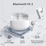 A40 Pro Wireless Earbuds, 50Hrs Playtime Bluetooth Earbuds Built In Noise Canc