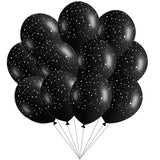 40Pcs Galaxy Balloons For Boys Galaxy Birthday Party Decorations Outer Space Themed Party Supplies Black Star Latex Balloon Garland Black And White Balloons For Kids