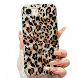 Luxury Cheetah Print Leopard Girly Silicone Case for iPhone 16E and iPhone 17E