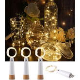 Wine Bottle Lights With Cork, 4 Pack Usb Rechargeable Cork Lights For Wine Bottles,Christmas, Halloween, Party Decoratio