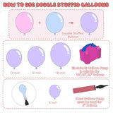 Boho Beige & Ivory White Blush Balloon Garland Arch Kit - Double Stuffed 2 Layer Thick Pastel Latex Balloons In 5In, 12In & 18In Sizes