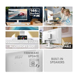Pro Mp273Qw E14 27-Inch Ips 2560 X 1440 (Qhd) Computer Monitor, 144Hz,Adaptive-Synch, Hdmi, Dp Port, Vesa Mountable, Tilt, Speaker, 1Ms, White