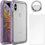 Next Series Case for iPhone Xs & iPhone X (not Xr or XS Max) with Tempered Glass Screen Protector, Includes Phone Ring Finger Holder - Bundle - Ultra
