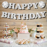 Disco Ball Happy Birthday Banner, Disco Birthday Party Decorations Small Happy Birthday Banner Birthday Party Supplies For 70S 80S Hippie Baby Shower