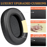 Protein Leather Replacement Earpads For Sony Ult Wear/Wh-Ult900N (Whult900N) Over-Ear Noise Canceling Headphones, Ear Pads Cushions With Noise Isolation Foam - Ult Wear Pl Black