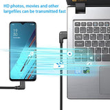 Gold Plated Short Right Angle Usb Type C Cable, 90 Degree 18W Fast Charging Us