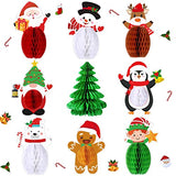 Christmas Honeycomb Decorations Table Toppers Centerpieces