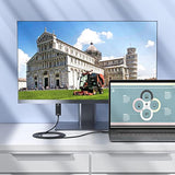 Usb-C To Hdmi Cable 4K@60Hz Video Adapter Cable - Dp-Alt Mode, 1.8M/6Ft