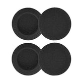 kwmobile Pads for Headset/Overear Headphone Headphone Ear Covers (Set of 4) - Inner Size of 2.9 inches (7.5 cm) - Black