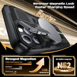 Magnetic Camera Stand Compatible iPhone 12 Case and iPhone 12 Pro Case with MagSafe