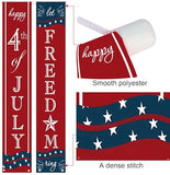 4th of July Decorations Independence Day Patriotic Decor Pre-assembled Hanging Banners Memorial Day Flag Labor Veterans Armed Forces Military Homecoming