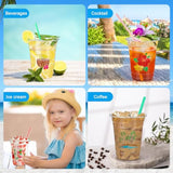 60 Pcs Luau Party Cups 16 Oz Clear Plastic Tropical Hawaiian Cup Disposable Hawaii Flamingo Pineapple Drinking Cups For Summer Beach Hawaiian Luau Drinkware Party Supplies