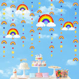 40Ft Cactus Party Decorations Yellow Brown Hot Pink Polka Dot Garlands